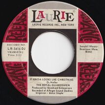 Royal Guardsmen Snoopy's Christmas / It Kinda Looks Like Christmas Laurie US LR 3416 DJ 206376 ロック ポップ レコード 7インチ 45_画像2