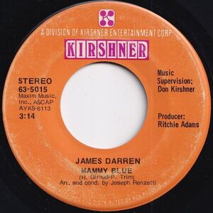 James Darren Mammy Blue / As Long As You Love Me Kirshner US 63-5015 206436 ROCK POP ロック ポップ レコード 7インチ 45