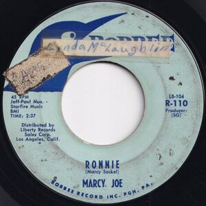 Marcy Joe Ronnie / My First Mistake Robbee US R-110 206448 R&B R&R レコード 7インチ 45