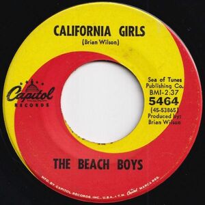 Beach Boys California Girls / Let Him Run Wild Capitol US 5464 206517 ROCK POP ロック ポップ レコード 7インチ 45