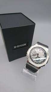 G-SHOCK ジーショック メタルカバード メタルベゼル 腕時計 シルバー GM-2100 5611