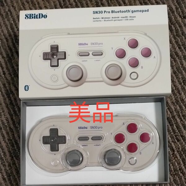 美品 8BitDo　SN30 Pro Bluetooth コントローラー