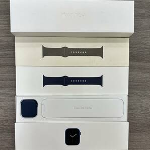 【DK 22340】1円～ Apple Watch アップルウォッチ Series 6 GPS+Cellular 傷有 A2376 44mm M09A3J/A Blue Aluminum Case 通電確認済 現状品の画像1