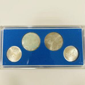 【BW 3447】1円～ 第21回オリンピックモントリオール大会記念銀貨 銀 SILVER 記念メダル 4枚セット コレクション 現状品の画像3