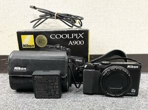 【DK-22170】１円～ 動作確認済 Nikon ニコン COOLPIX A900 コンパクト デジタルカメラ デジカメ カメラ 充電用USBケーブルなし 現状品