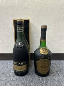 【DK 22406a】１円～ NAPOLEON Hennessy REMY MARTIN VSOP FINE CHAMPAGNE ナポレオン レミーマルタン 金キャップ 未開栓 現状品