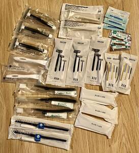 ホテルアメニティ 使い捨てカミソリ シェイバー 歯ブラシ ブラシ セット 送料無料