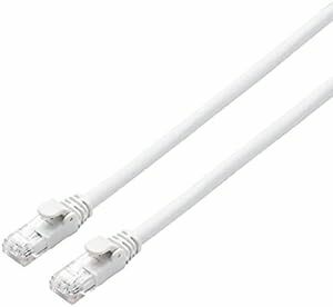 エレコム LANケーブル CAT6A 10m 爪折れ防止コネクタ cat6a対応 スタンダード ホワイト LD-GPA/WH1