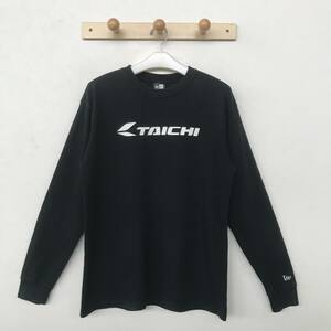 NEW ERA×TAICHI ニューエラ×タイチ コラボレーション メンズ 長袖Tシャツ ロゴ刺繍入り 良品 size L