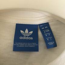 adidas Originals 3-STRIPES アディダス メンズ トレフォイルプリント 半袖Tシャツ 美品 size S_画像5