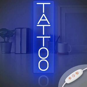 タトゥー　tattoo アクリル　看板　ライト　ＬＥＤチューブ