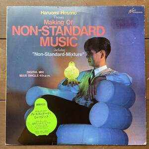 細野晴臣 making of non-standard music LP 