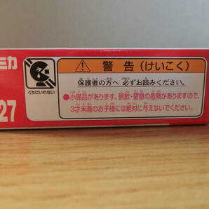 トミカ NV350キャラバン 消防指揮車  廃版品 赤箱NO.27 新車シール 開封済みの画像4