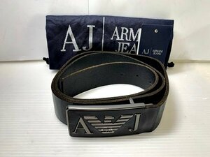 ARMANI JEANS　アルマーニジーンズ レザーベルト　本革　メンズ　