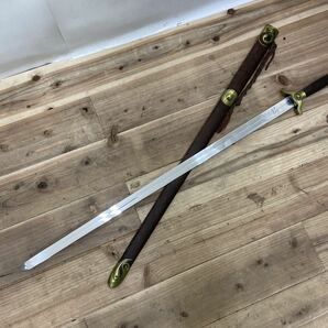 1 模造刀 武藝堂 漢剣 全長約108cm 中国刀 限定品 大型刀 演舞刀 美術刀 武芸堂 刀剣 の画像6