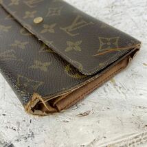 4 LOUIS VUITTON ルイヴィトン モノグラム 長財布 MI0990 財布 ウォレット 札入れ リペア_画像2