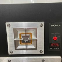 6 札幌発 店頭引き取り歓迎 音出し確認済み SONY ペアスピーカー APM-33W 音響機器 オーディオ機器_画像2