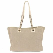 新品同様【シャネル】ドーヴィル ショッパーS/AS3257/ベージュ/チェーントートバッグ/CHANEL/レディース/ショルダーバッグ/チェーンバッグ_画像2