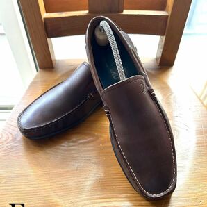 イタリア製　Ferragamo フェラガモ 革靴 6EE 24.5 スリッポン　 本革 ビジネスシューズ 紳士靴