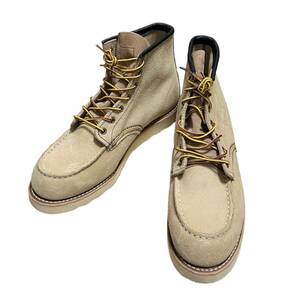RED WING レッドウィング 8173 6inch CLASSIC MOC TOE レザーブーツ TAN ROUGH OUT SUEDE
