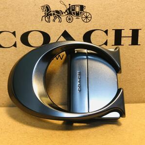 COACHコーチ 新品正規品リバーシブルレザーベルト回転バックル 任意2個の画像8