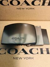 COACHコーチ　新品正規品リバーシブルレザーベルト回転バックル　任意2個_画像7