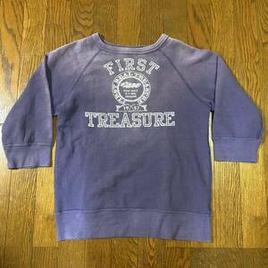  DENIM DUNGAREE（デニム ダンガリー）FIRST TREASURE カレッジ スウェット 160