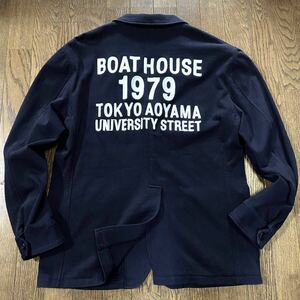 BOAT HOUSE（ボートハウス）1979 東京 青山 バック刺繍 スウェット テーラードジャケット/ブレザー C5