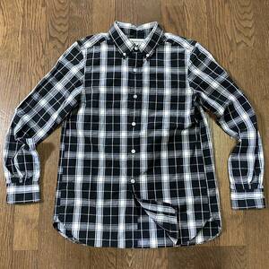 BEAMS BOY( Beams Boy ) block check button down shirt 