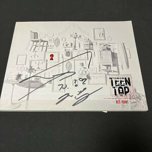 ZZ サイン入り CD TEEN TOP / RED POINT Chic Version