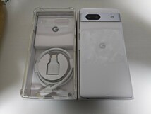 【ほぼ新品】Google Pixel 7a スノー (Snow) SIMフリー Y!Mobile購入_画像2