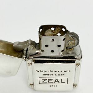 レア！美品 ZIPPO STERLING ZEALズイール 1999年製 スターリングシルバー サバイバルツール ジッポライター オイルライター Zippo ジッポーの画像6