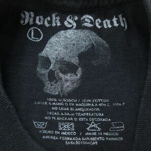 L/古着 半袖 ロック バンド Tシャツ メンズ ザキュアー コットン クルーネック 黒 ブラック 24apr01 中古の画像5