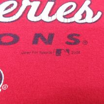 XL/古着 半袖 ビンテージ Tシャツ メンズ 00s MLB ボストンレッドソックス ワールドシリーズ 大きいサイズ クルーネック 赤 レッド メジャ_画像3