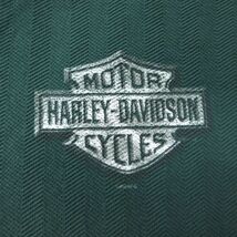 XL/古着 ハーレーダビッドソン 半袖 ポロ シャツ メンズ 90s 鹿の子 緑 グリーン spe 24apr08 中古 トップス_画像4