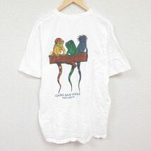 XL/古着 半袖 Tシャツ メンズ サンルーカス メキシコ 大きいサイズ クルーネック 白 ホワイト 24apr11 中古_画像1