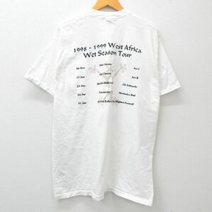 XL/古着 フルーツオブザルーム 半袖 ビンテージ Tシャツ メンズ 00s ルーニーテューンズ コヨーテ コットン クルーネック 白 ホワイト 24apの画像2