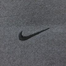 XL/古着 ナイキ NIKE 長袖 スウェット メンズ 90s ワンポイントロゴ クルーネック 濃グレー 霜降り spe 24apr22 中古 スエット トレーナー_画像2