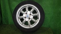 ◆ ミニライト MINILITE アルミホイール タイヤ 14インチ 4本セット 4.5J +45 PCD100 4穴 165/55R14 NANKANG 18年 中古 C164_画像7