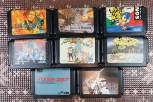 *HS/ Mega Drive soft large amount Annals of Three Kingdoms row . master *ob* Monstar zVIXEN 357 shining * force other together MD Sega 