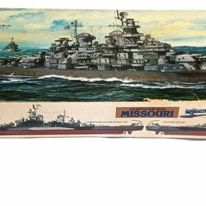 希少品 タミヤ 1/350 大戦時 アメリカ海軍戦艦 ミズーリの画像3