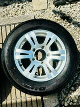 バリ山　ブリヂストン　DUELER H/T 175/80R16 ジムニー　PCD139.7 +22 4本セット_画像2