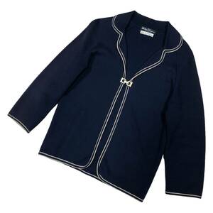 B3236 [Ferragamo] Ferragamo Cardigan Ganchini Gold Cracket M Size Tops Хлопковые вязание 1 иена ~