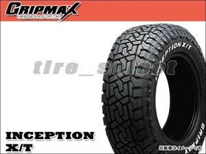 送料無料(法人宛) グリップマックス インセプション X/T LT265/50R20 115/112Q ホワイトレター ■ GRIP MAX INCEPTION XT 【40489】