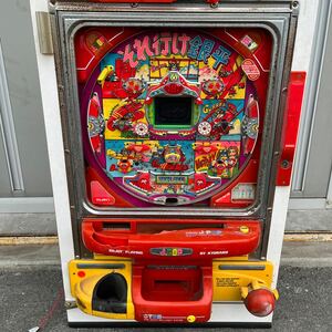 749 pachinko apparatus retro apparatus pachinko that line . silver flat capital comfort KYORAKU Junk present condition delivery parts 24V tree frame 