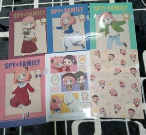 SPY×FAMILY スパイファミリークリアファイル6種類