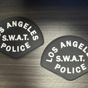数量限定！ LAPD SWAT PVCパッチ 2枚セット ワッペン
