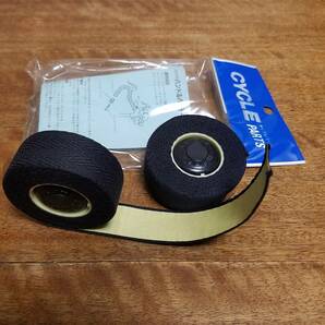 コットンバーテープ (Black) 未開封 ※1台分 未開封 Cotton Bar Tape New Old Stock (NOS) ハンドル バーテープ 綿テープ 黒の画像10