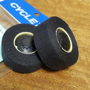 コットンバーテープ (Black) 未開封 ※1台分 未開封 Cotton Bar Tape New Old Stock (NOS) ハンドル バーテープ 綿テープ 黒の画像5