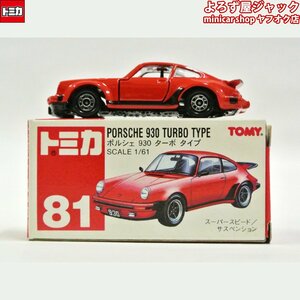 トミカ 81 ポルシェ 930 ターボ タイプ